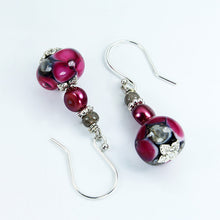 Seaviolet Pink Earrings Earrings - Dragon Fire Beads Online
