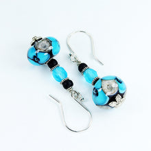 Seaviolet Turquoise  Earrings Earrings - Dragon Fire Beads Online