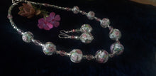 Vintage Rose Flower Necklace