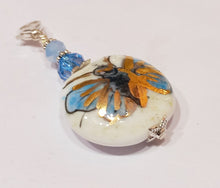 Painted Butterfly Pendant