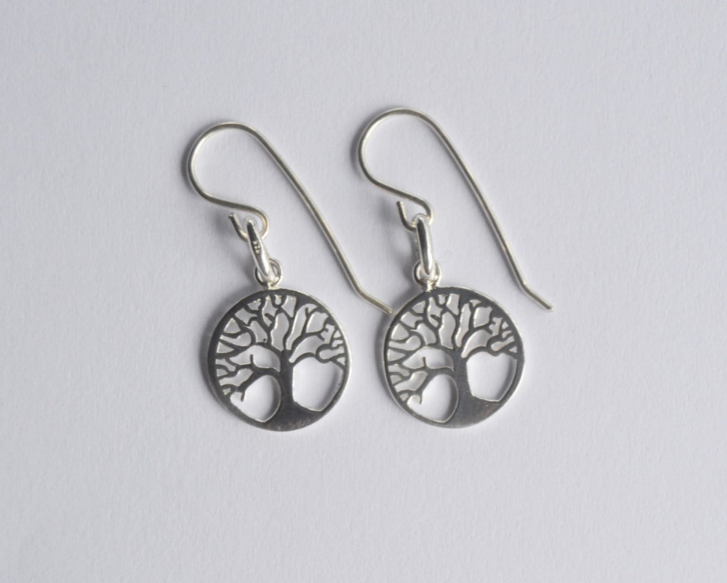 Tree of Life Sterling Silver Earrings  - Dragon Fire Beads Online