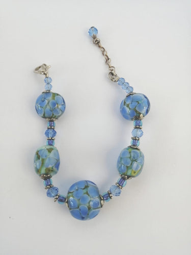 Waterlily Blue Bracelet